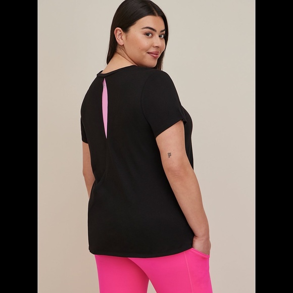 NWT Torrid Open Back Active Tee 2, Squats T-Shirt Top Women's Plus Size 2x 18 20 - Picture 4 of 8